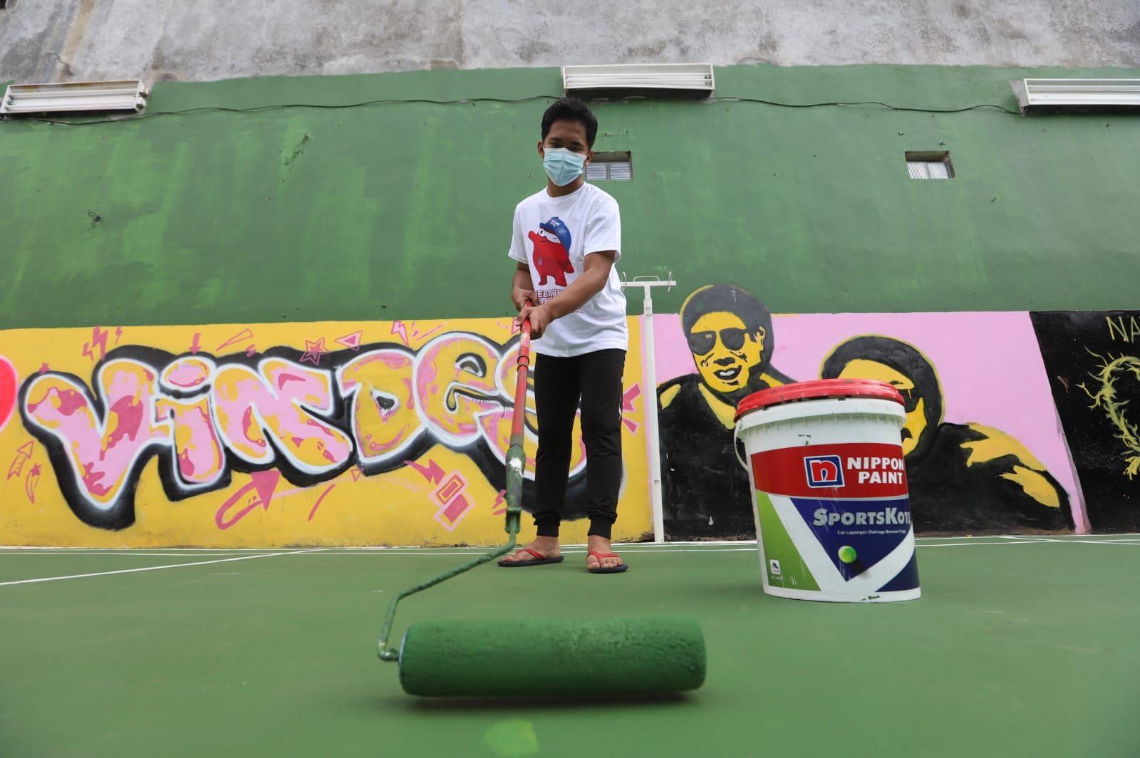 Program revitalisasi lapangan olahraga Vindes Sport dan Nippon Paint