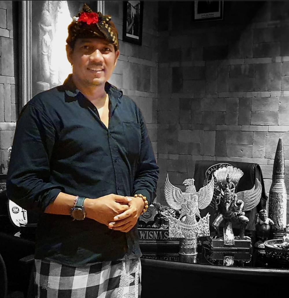 Ketua Forum Komunikasi taksu Bali Jro Mangku Wisna,