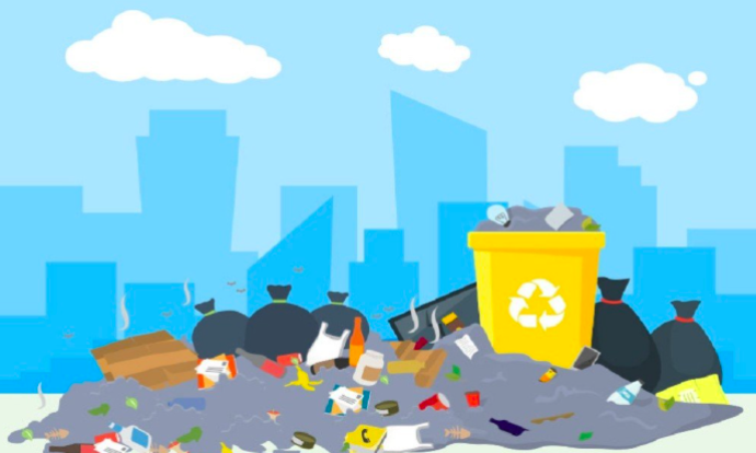 Ilustrasi - pengelolaan sampah dan limbah B3.