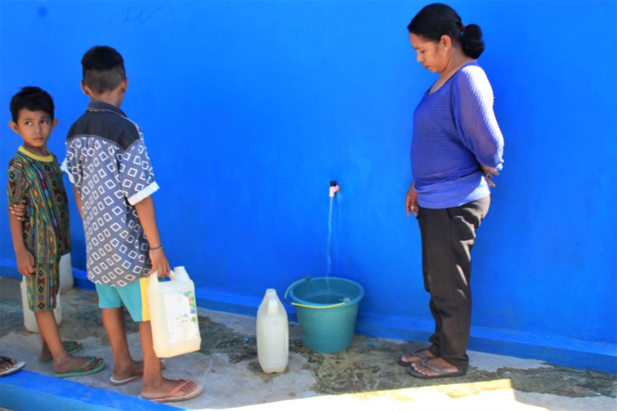 TNI Selesai Bangun 16 Sumur Bor untuk  Eks Pengungsi Timtim