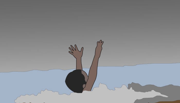 Ilustrasi korban hanyut di sungai