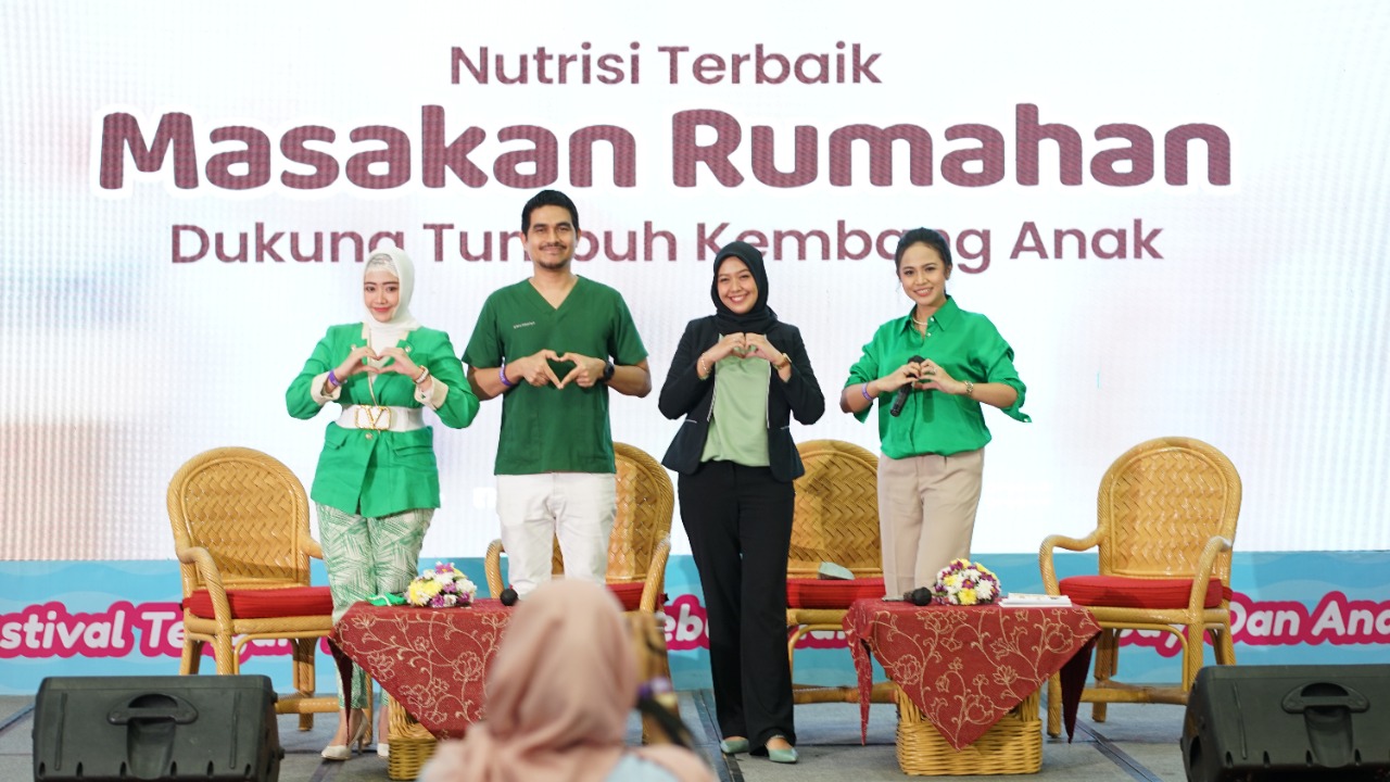 Konferensi pers Nutrisi Terbaik Masakan Rumahan Dukung Tumbuh Kembang Anak di Jakarta. 