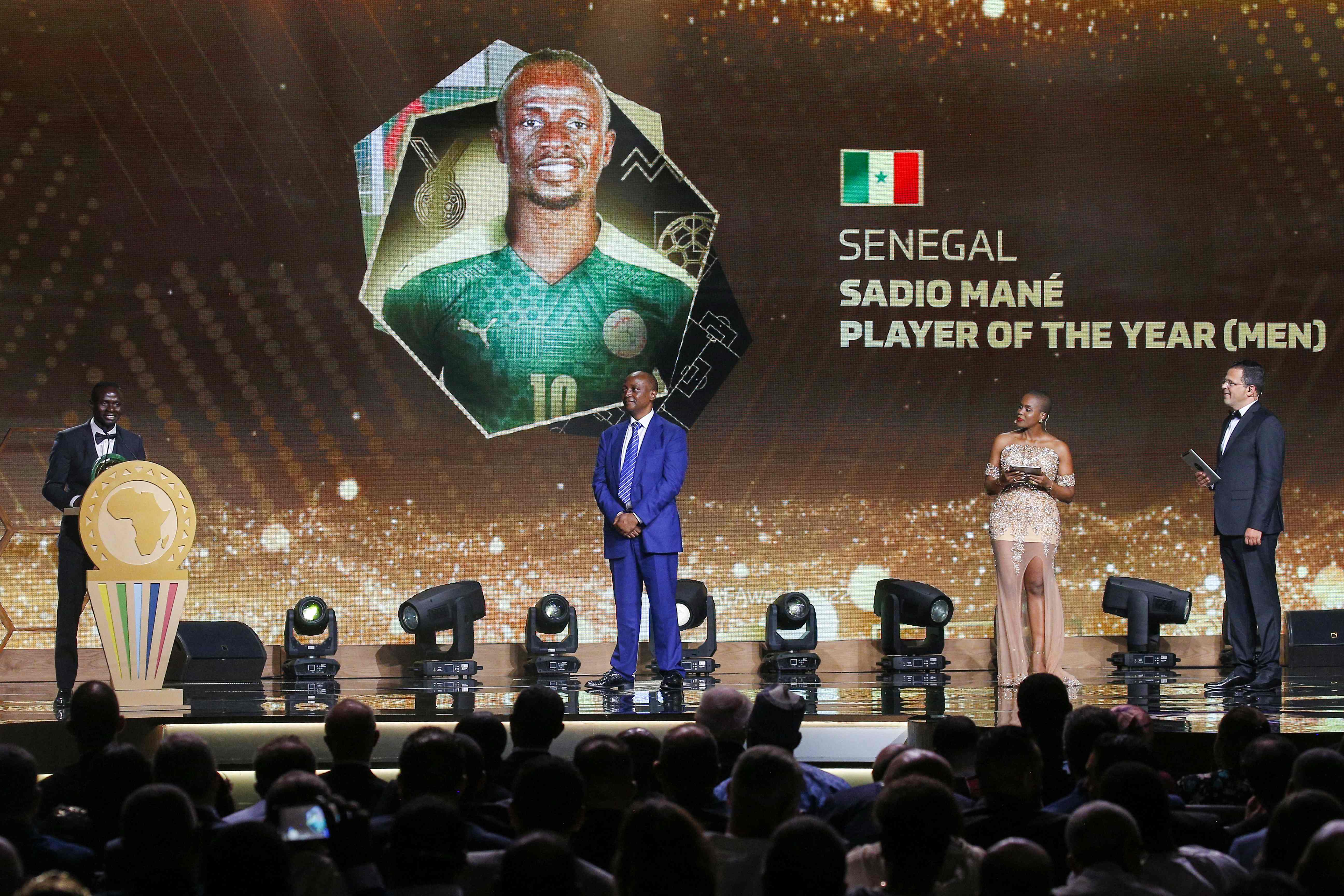 Sadio Mane terpilih sebagai Pemain Terbaik Afrika 2022.