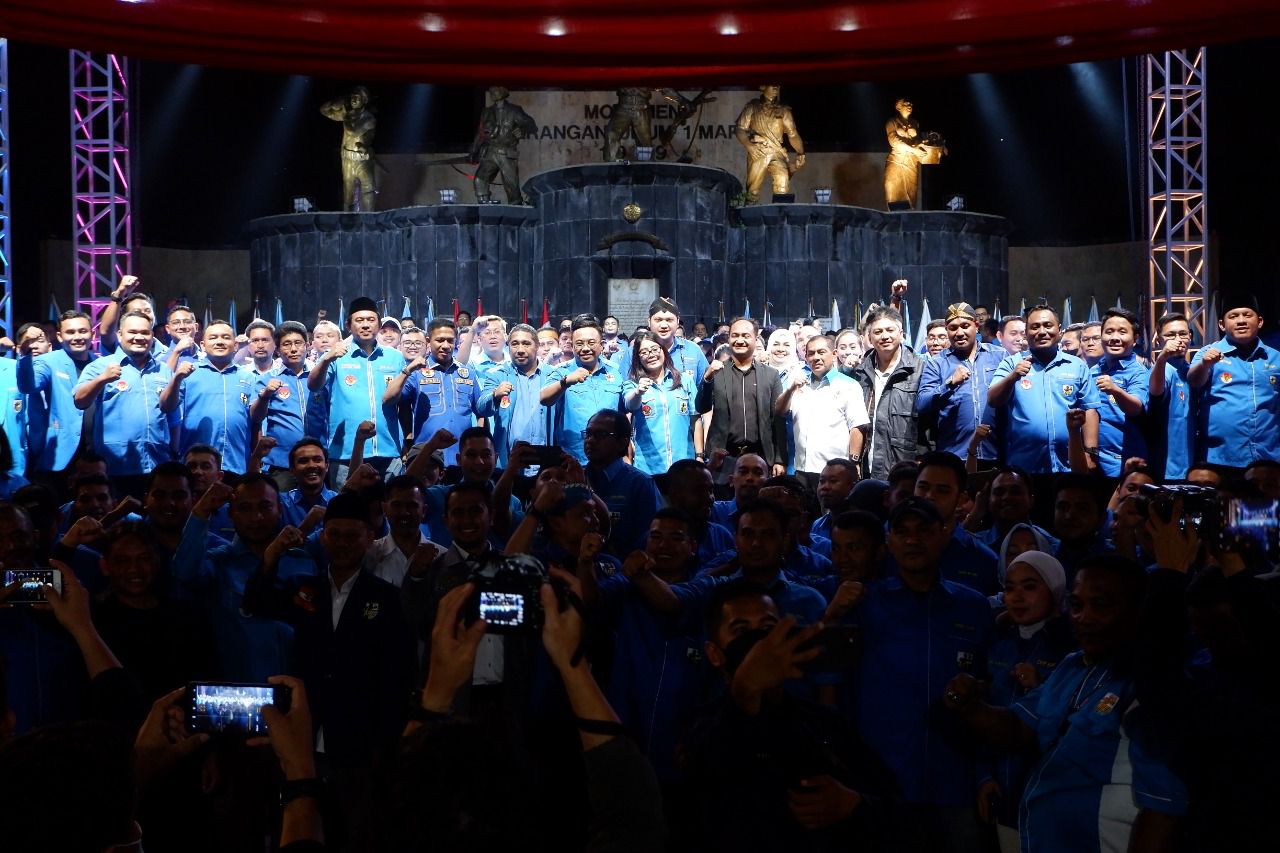 Pelantikan pengurus DPP KNPI Haris Pertama di tempat bersejarah, di Yogya. a