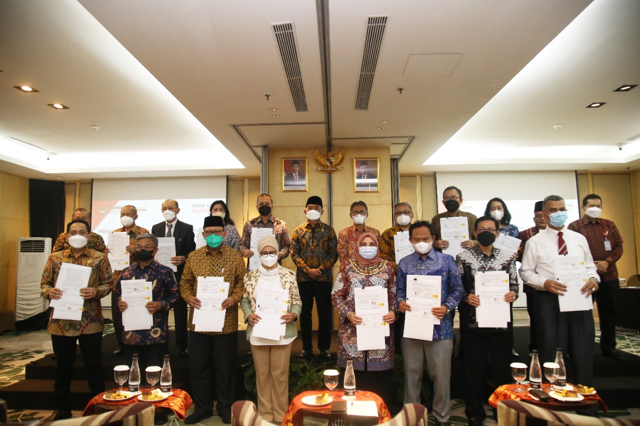 Pengumuman seleksi perguruan tinggi penerima dana swakelola Gerakan Nasional Revolusi Mental 2022