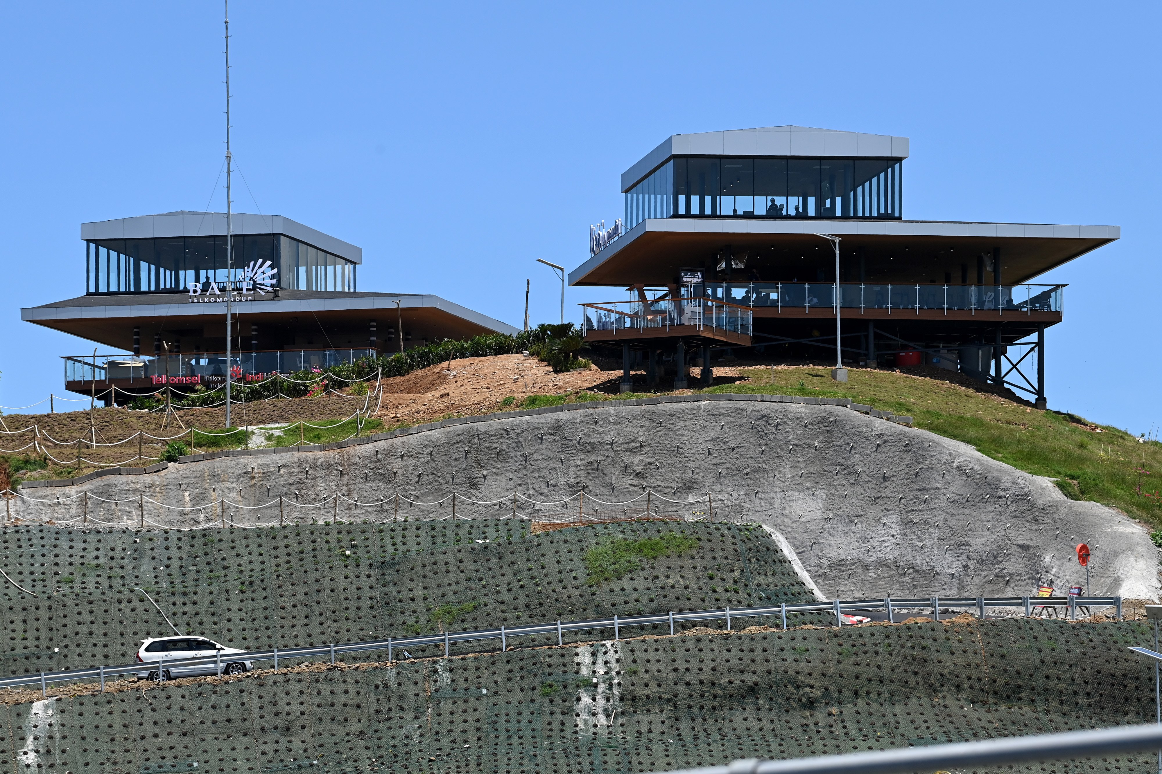 Kawasan perbukitan di Mandalika, Lombok, Nusa Tenggara Barat