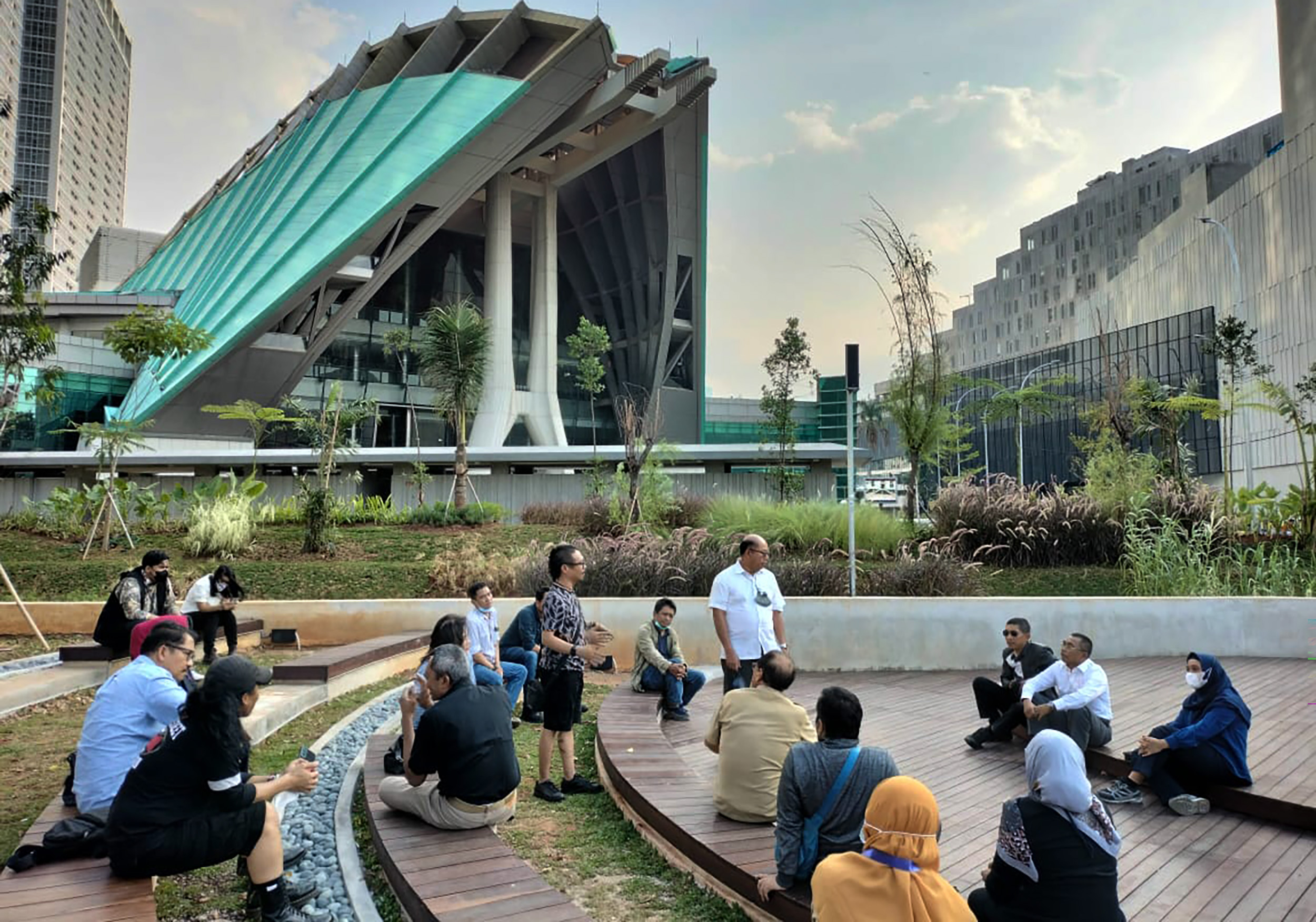 Suasanan Taman Ismail Marzuki