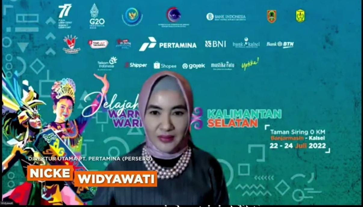 Dirut Pertamina Nicke Widyawati mengatakan, melalui Gernas BBI, Pertamina memberikan dukungan kepada UMKM untuk percepatan pemulihan. 
