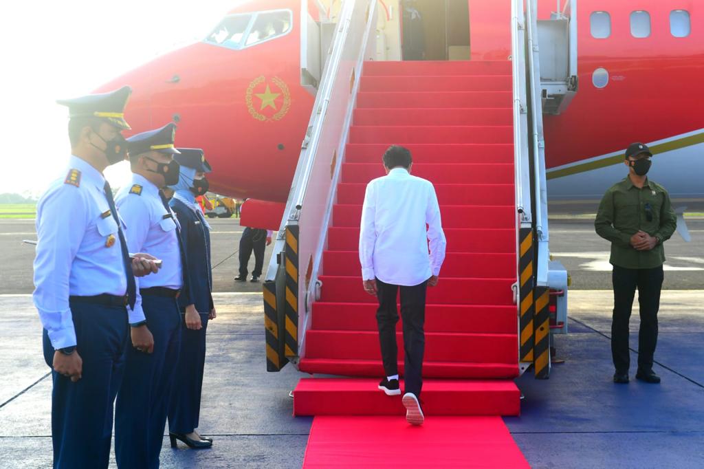 Presiden Joko Widodo melakukan kunjungan kerja ke Sumatera Utara selama dua hari mulai Rabu hingga Kamis (6-7 Juli)