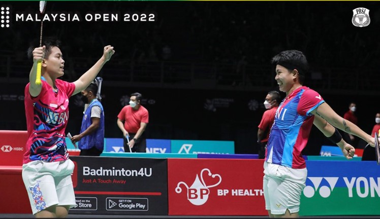 Ganda putri Indonesia Apriyani Rahayu/Siti Fadia Silva Ramadhanti 