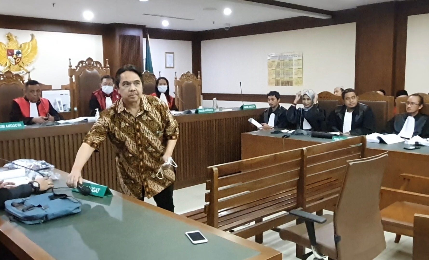 Pegiat Media Sosial Ade Armando saat bersaksi di persidangan