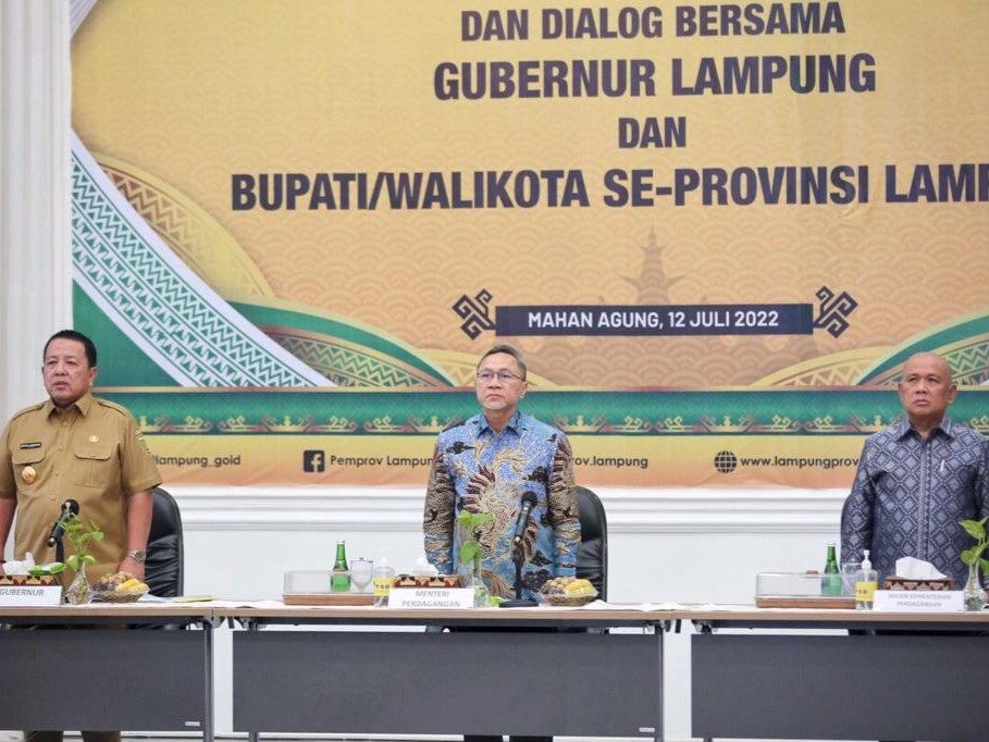 Mendag dan Gubernur Lampung Pastikan Ketersediaan Pangan Stabilitas Harga