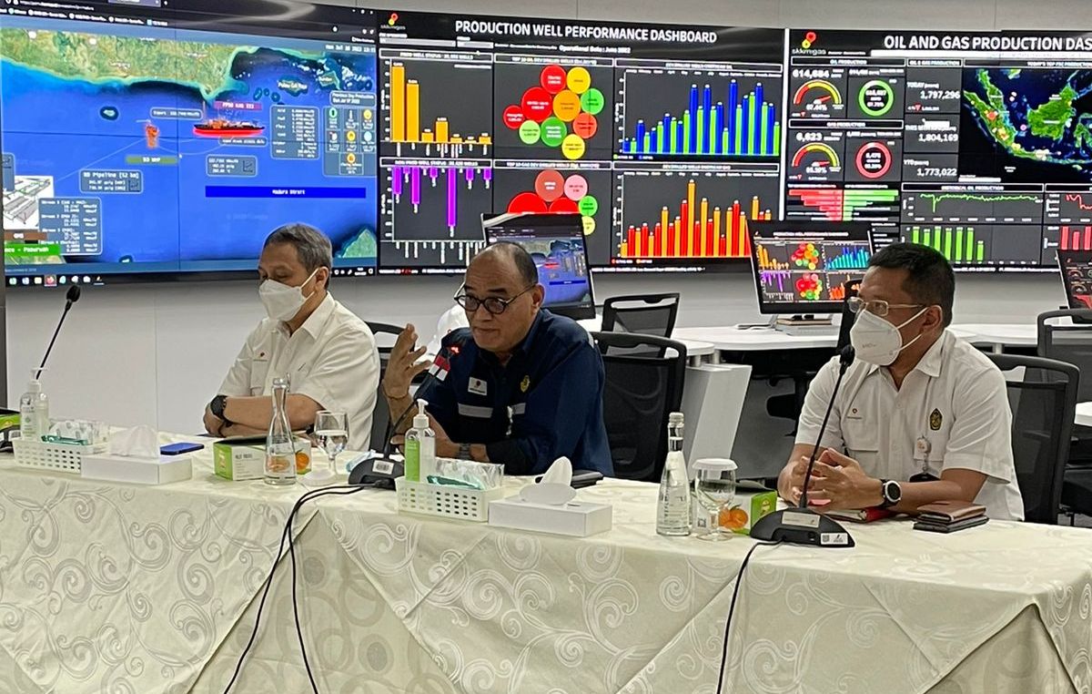 Acara Konferensi Pers Forum Kapasitas Nasional II 2022 di Jakarta, Senin (8/7).