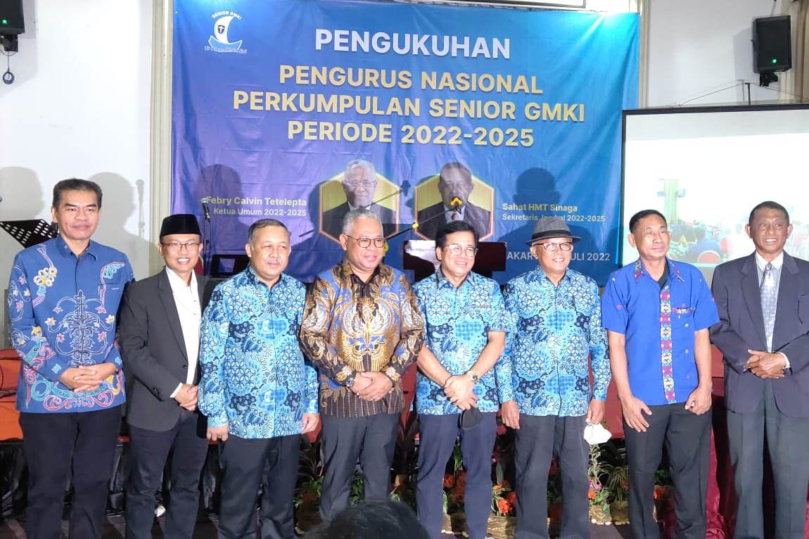 Pengukuhan PNPS GMKI 2022-2025 di Hotel Best Western Kemayoran, Jakarta Pusat, 28 Juli 2022.