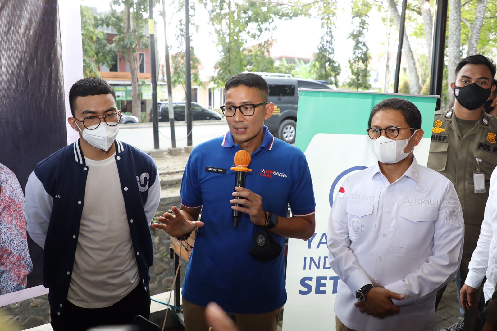 Sandiaga Uno memberikan pelatihan inovasi Jagung kepada UMKM Gorontalo