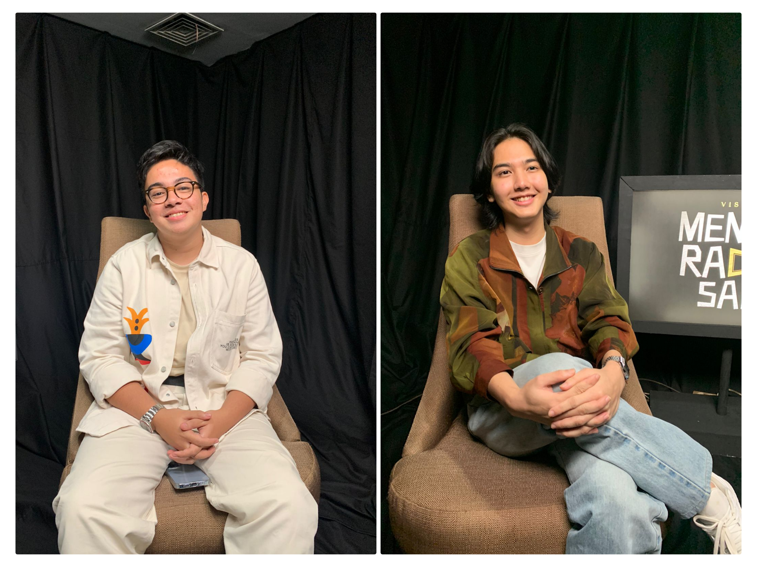 Duo pelakon film Mencuri Raden Saleh: Umay Shahb dan Ari Irham. 