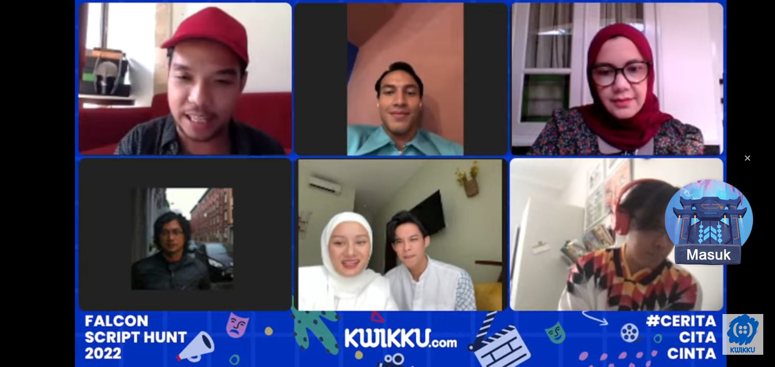 Konferensi pers pembukaan Falcon Script Hunt 2022.