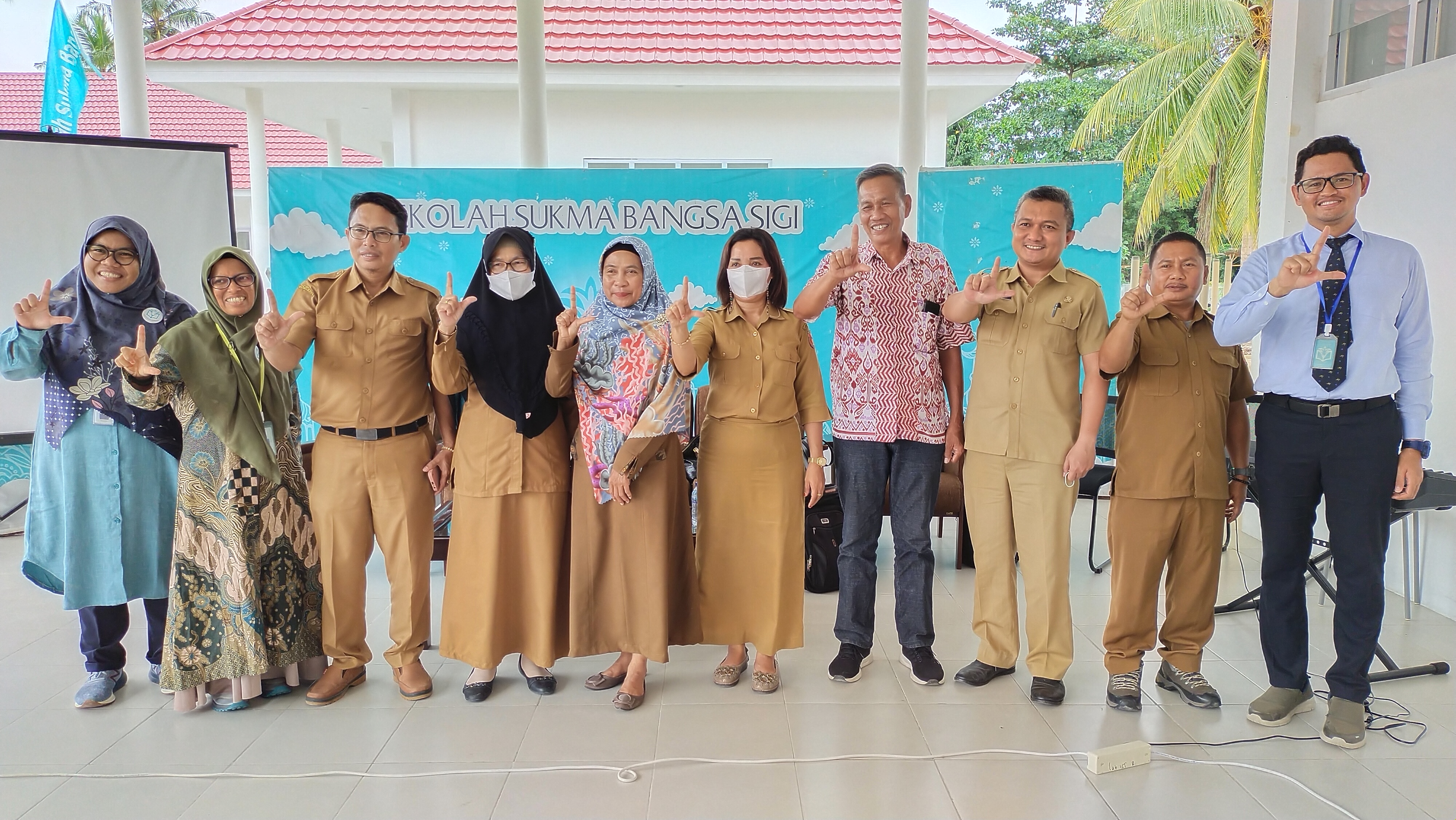 Situasi dalam kegiatan PTA dan penyambutan siswa baru SSB Sigi TA.2022/2023, Selasa (12/7)