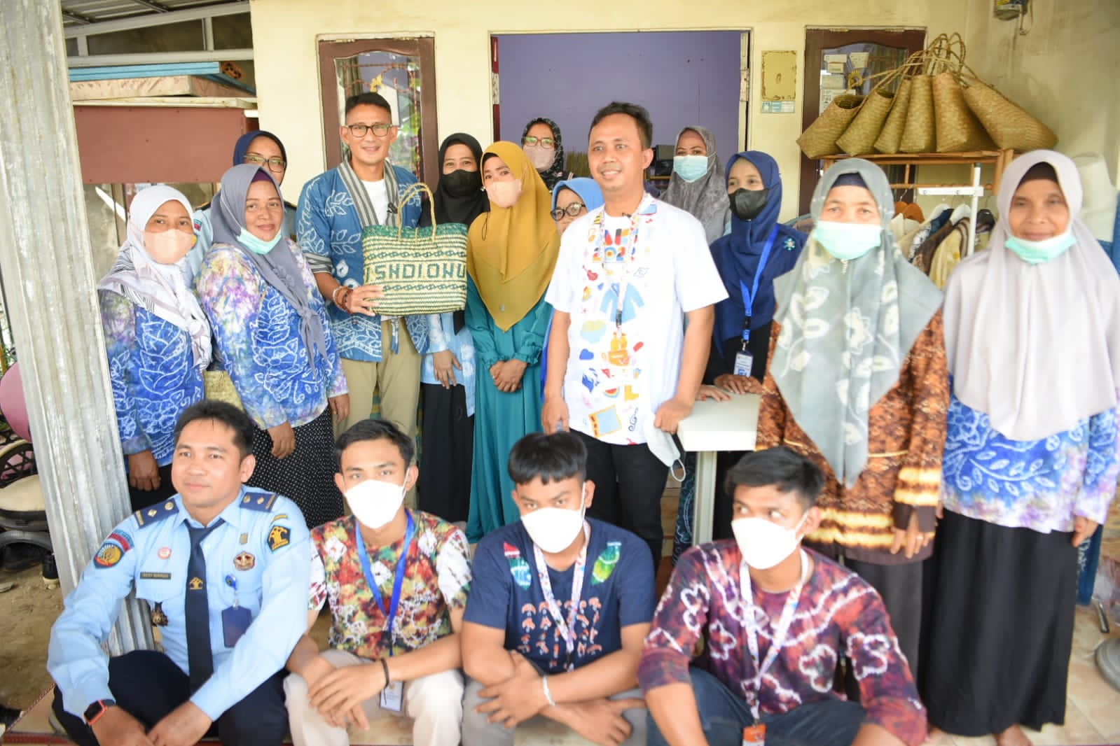 Menparekrf Sandiaga Uno bertemu dengan Pelaku UMKM di Banjarmasin