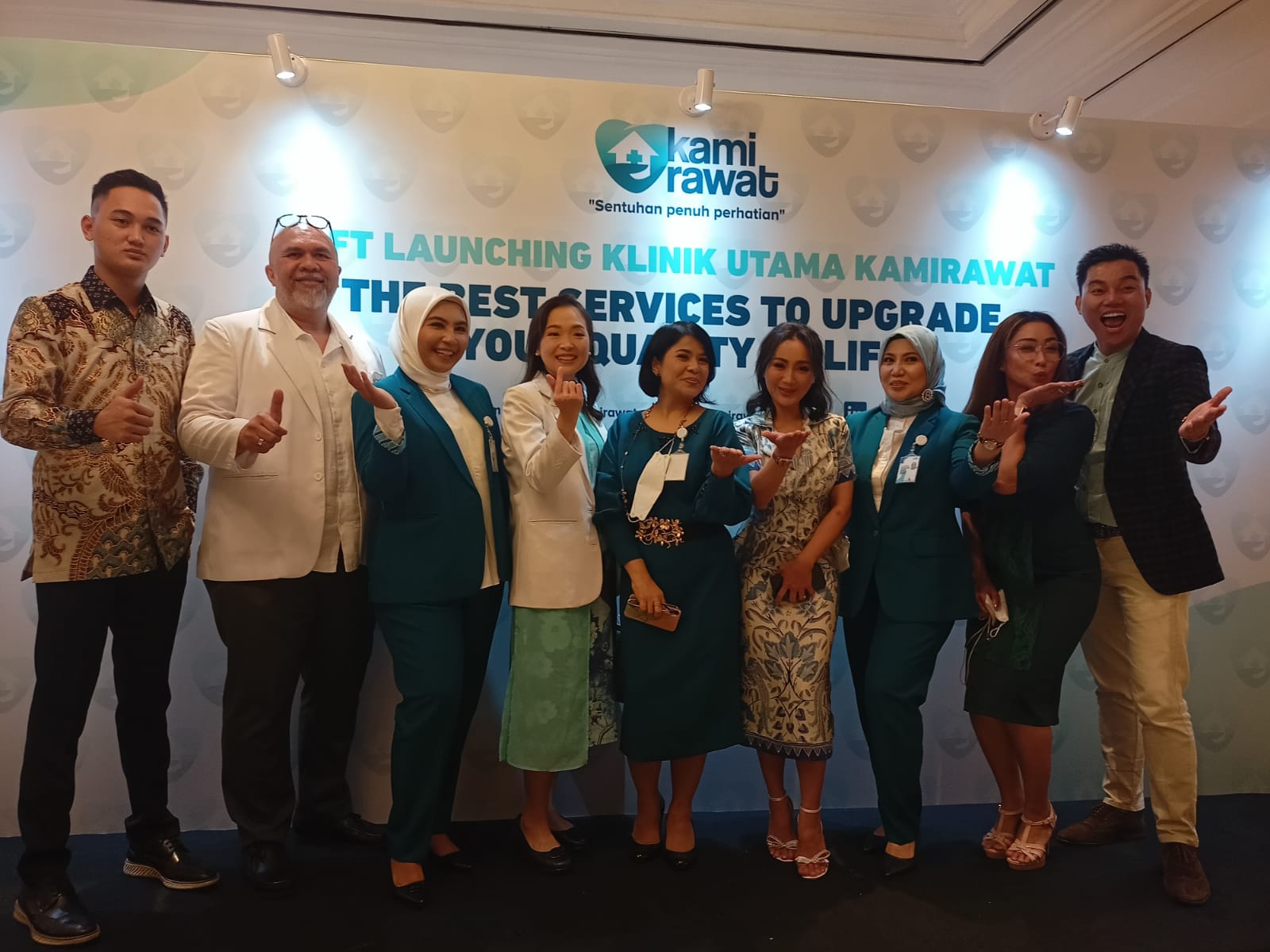 Suasana Peluncuran Klinik Rawat Kami