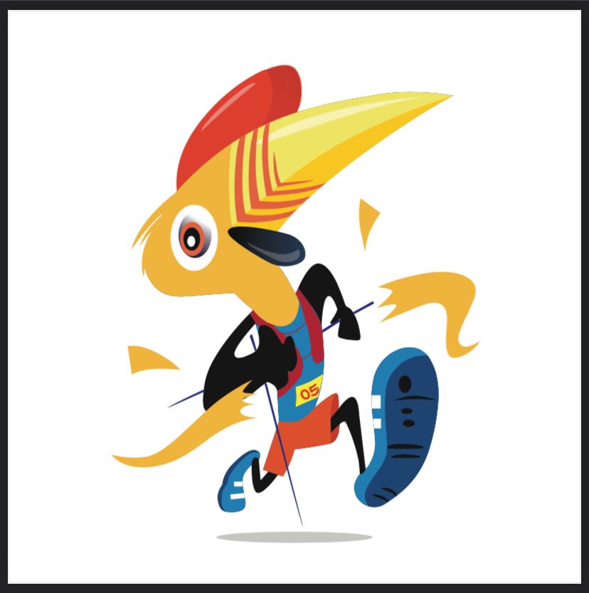 Maskot Lari Trail Indonesia