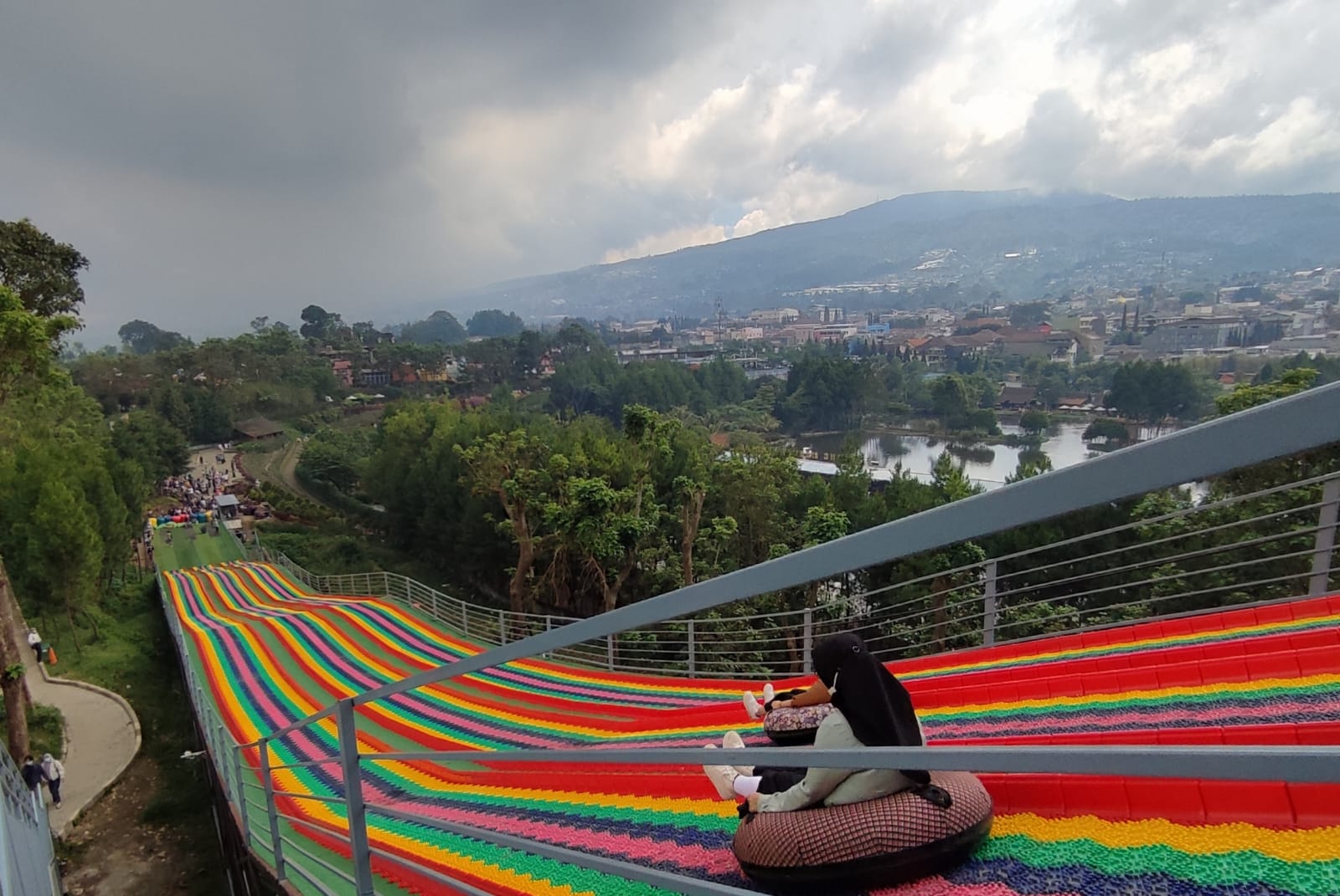 Kawasan wisata Floating Market Lembang, Jawa Barat.