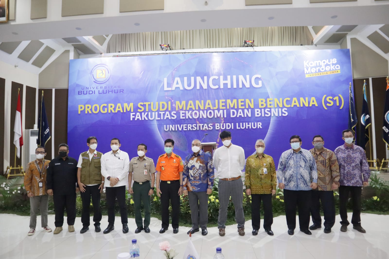 Peluncuran Program Studi Manajemen Bencana Universitas Budi Luhur
