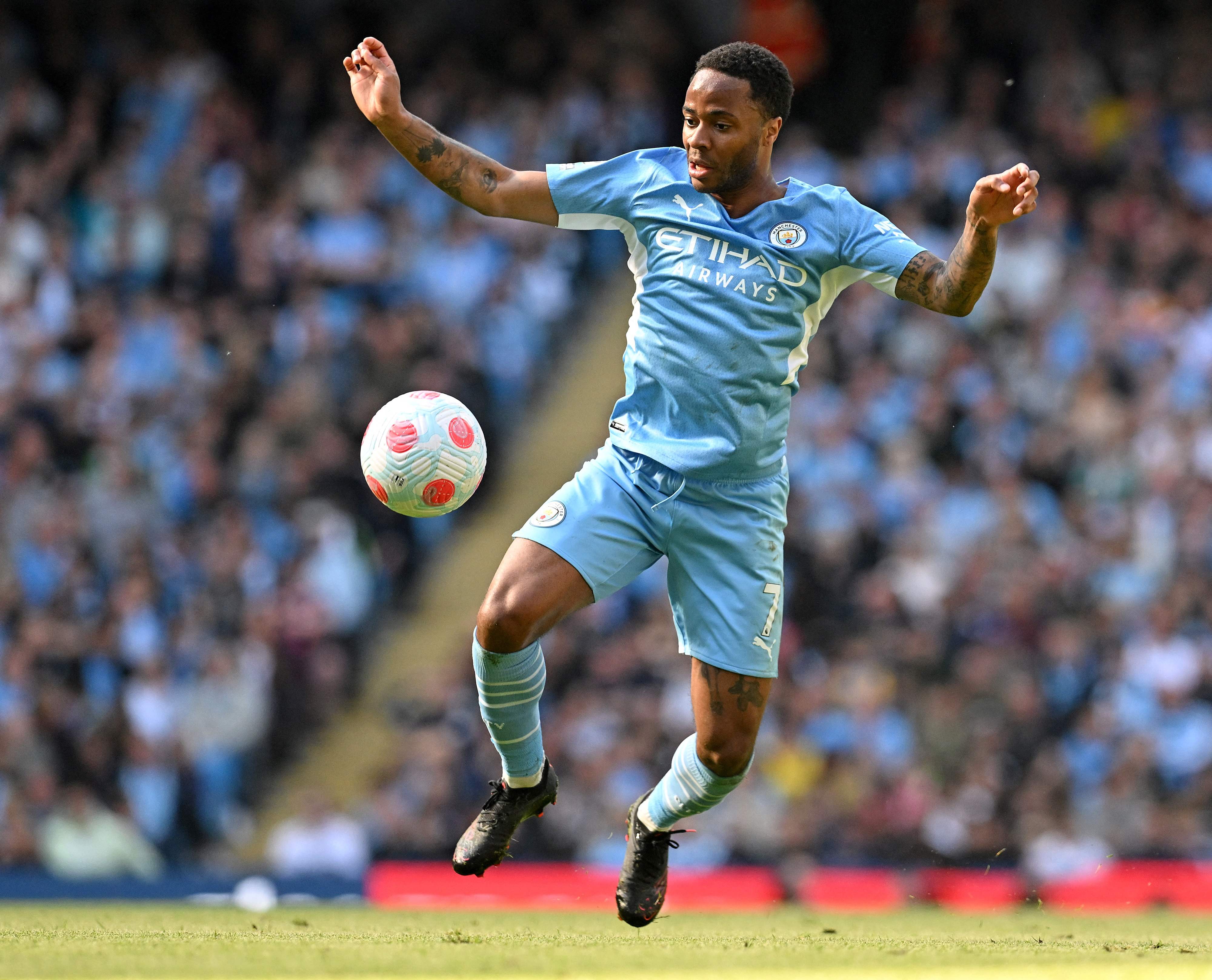 Penyerang Manchester City Raheem Sterling