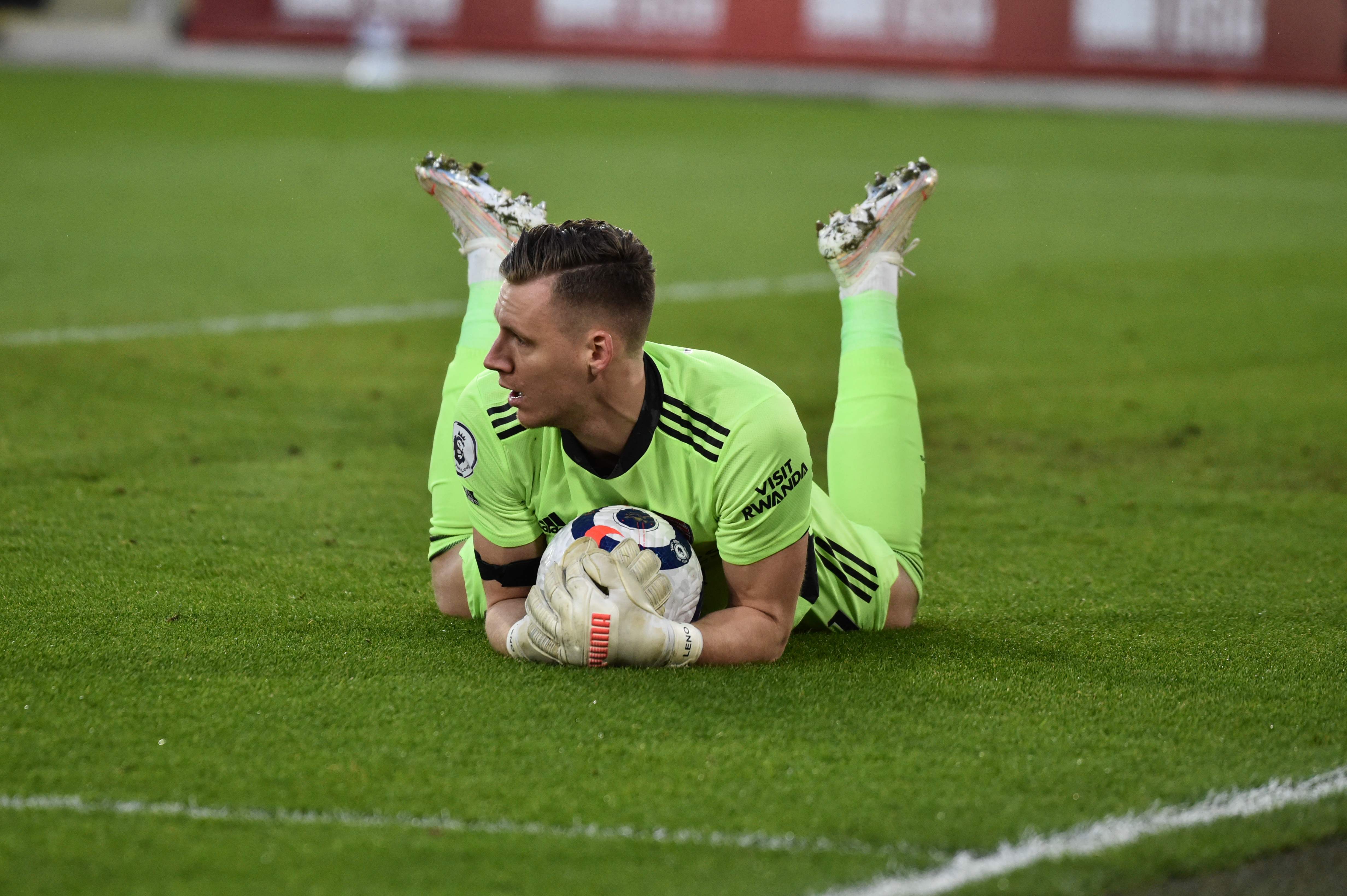 Penjaga gawang Arsenal Bernd Leno