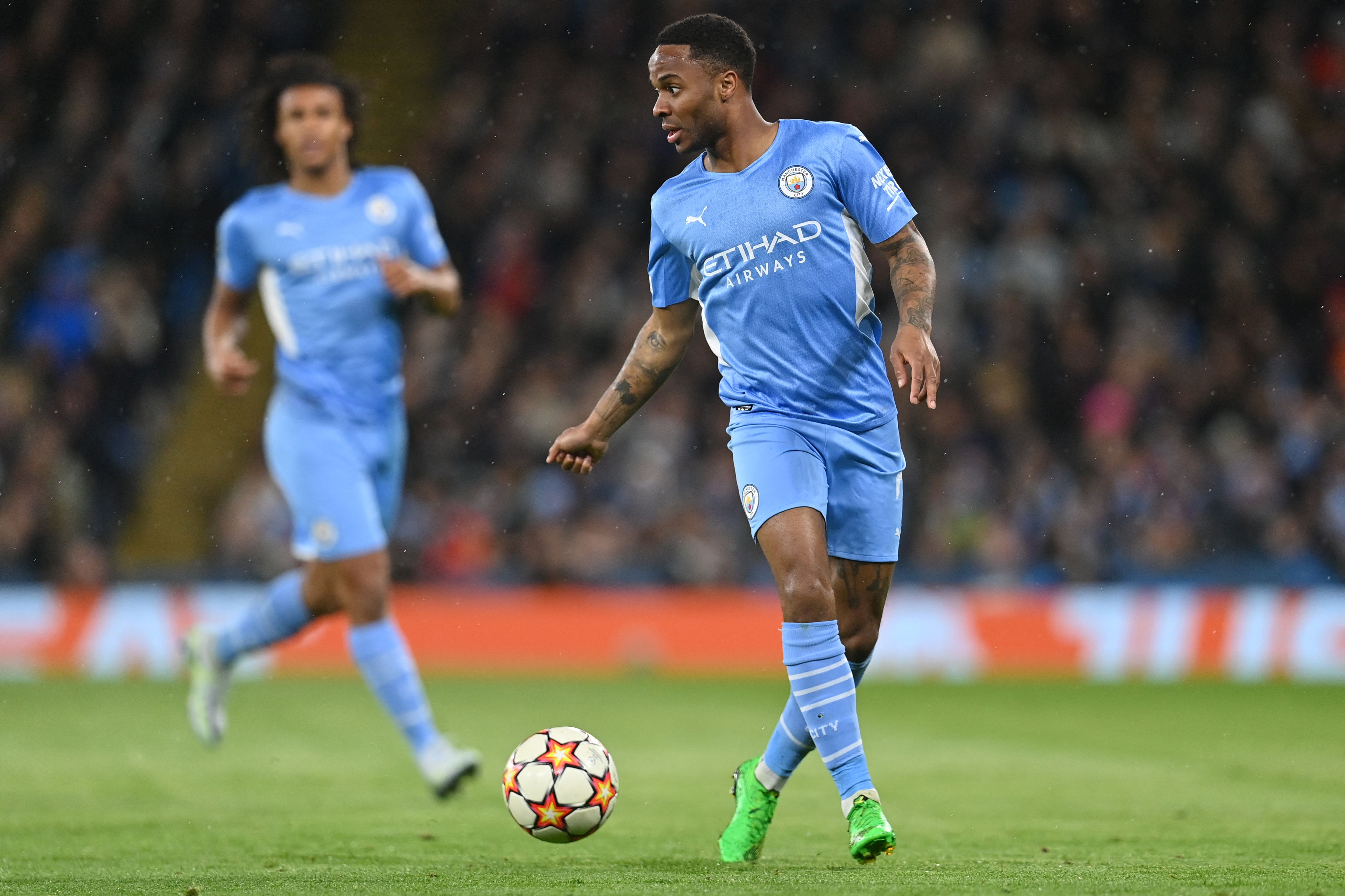 Gelandang Manchester City Raheem Sterling