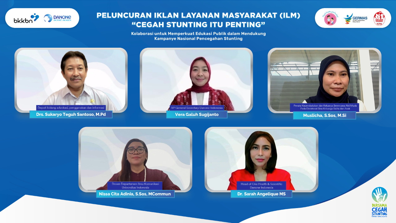 Peluncuran iklan layanan masyarakat Cegah Stunting itu Penting’ pada Senin (25/7).