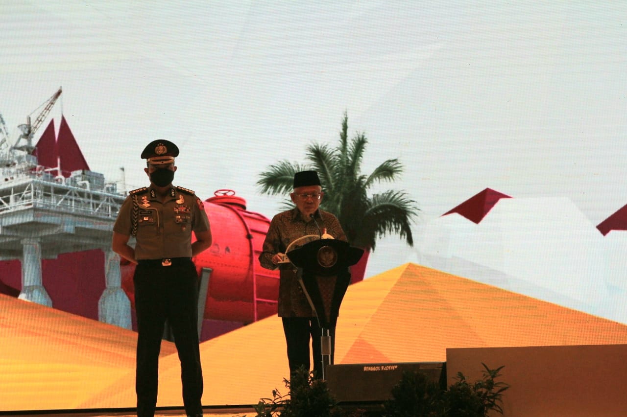 Wakil Presiden RI Ma'ruf Amin membuka Forum Kapasitas Nasional II 2022 di Jakarta, Rabu (27/7).  