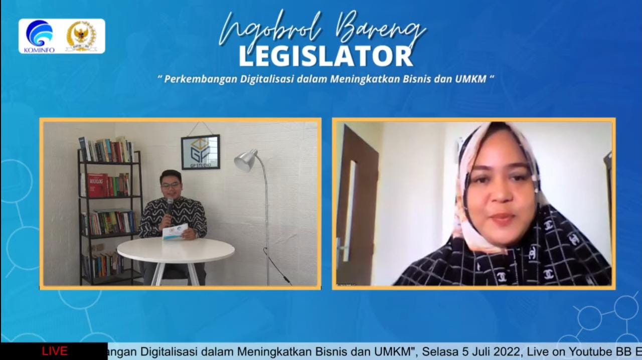 Program Ngobrol Bareng Legislator yang digelar Ditjen Aptika Kemenkominfo