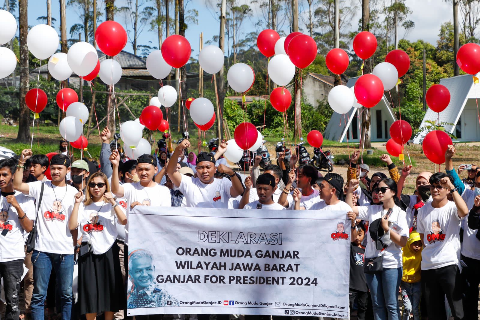 Deklarasi OMG Ganjar Jabar dan dukungan kepada Gubernur Jateng ganjar Pranowo untuk menjadi Capres