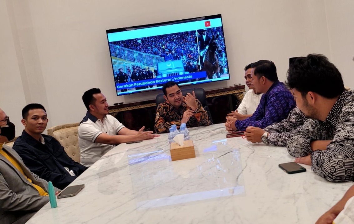 Anggota Komisi I DPR  Prananda Surya Palo bertemu anggota PPI