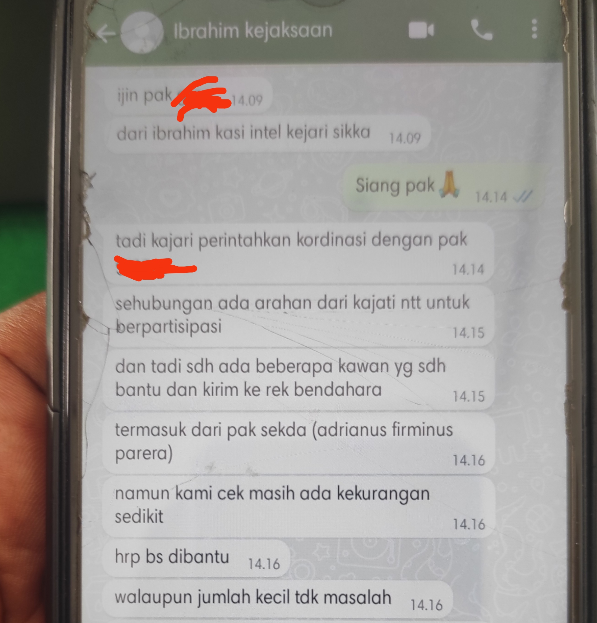 Penipuan Mencatut Pejabat Kejaksaan Negeri Sikka Mulai Marak  