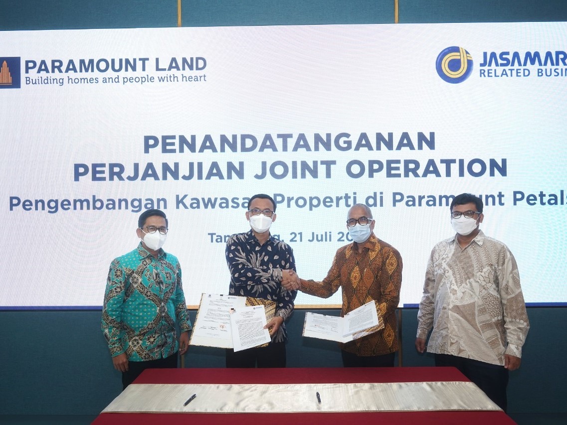Paramount Enterprise dan JMRB Sepakat Kembangkan Kawasan Properti Bersama