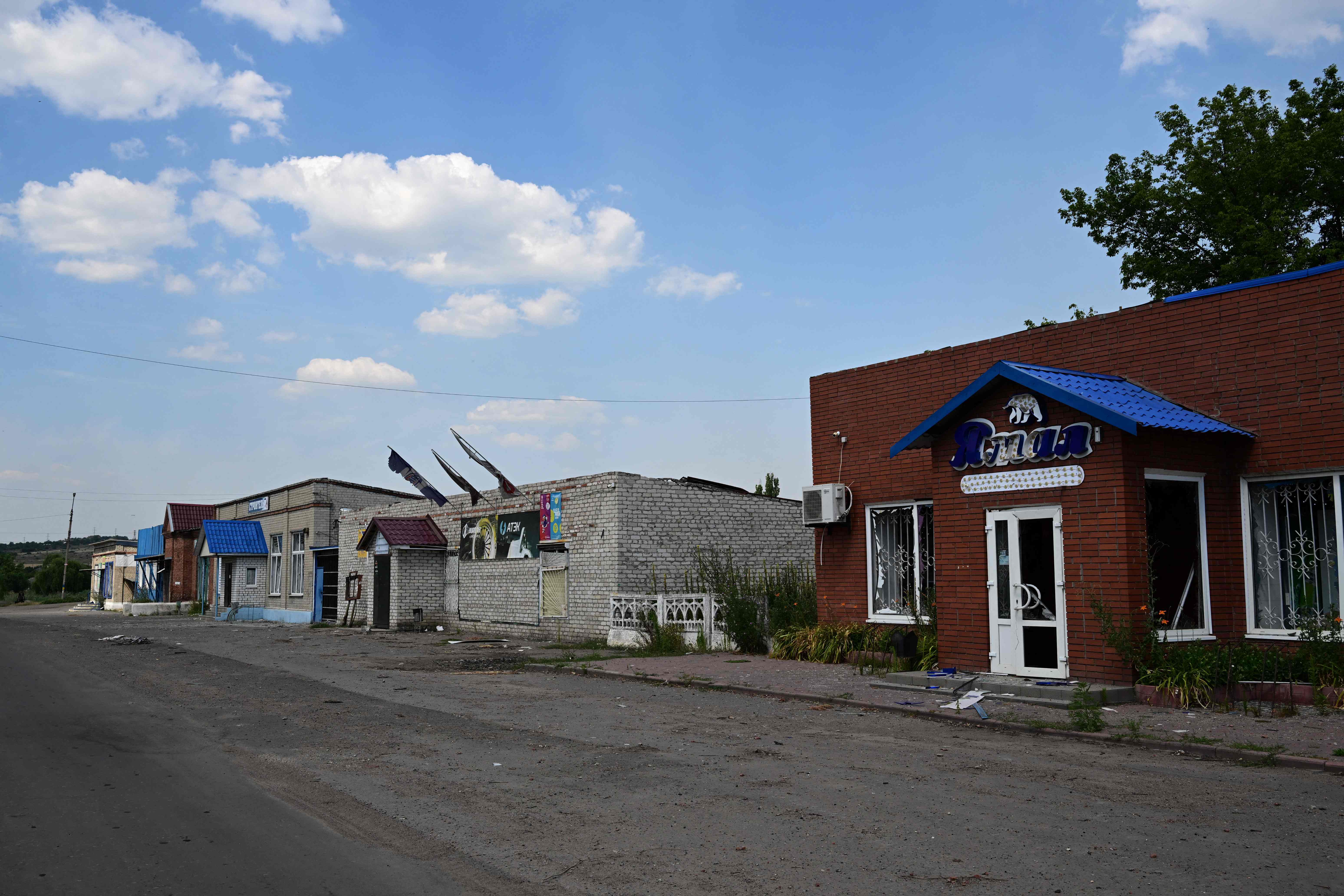 Suasana di Siversk, Ukraina