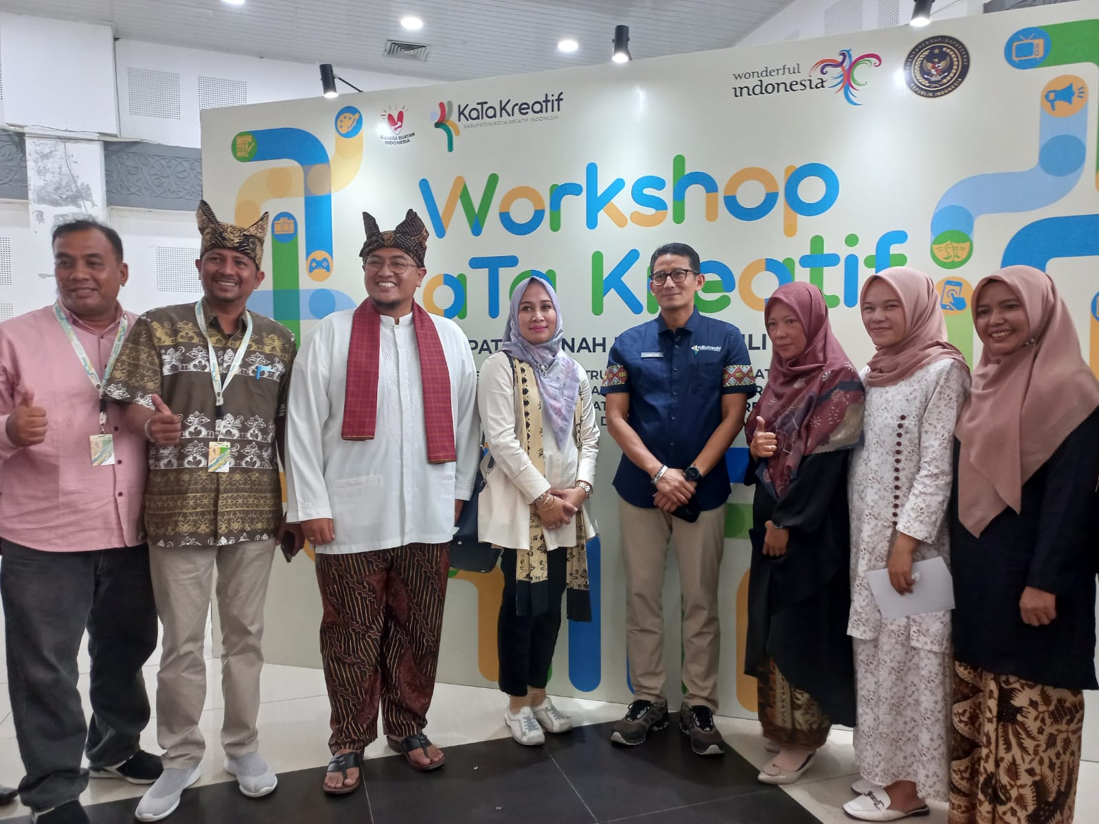 Workshop Pengembangan Kabupaten/Kota (KaTa) Kreatif Indonesia kali ini diselenggarakan di Kabupaten Tanah Datar, Sumatera Barat.