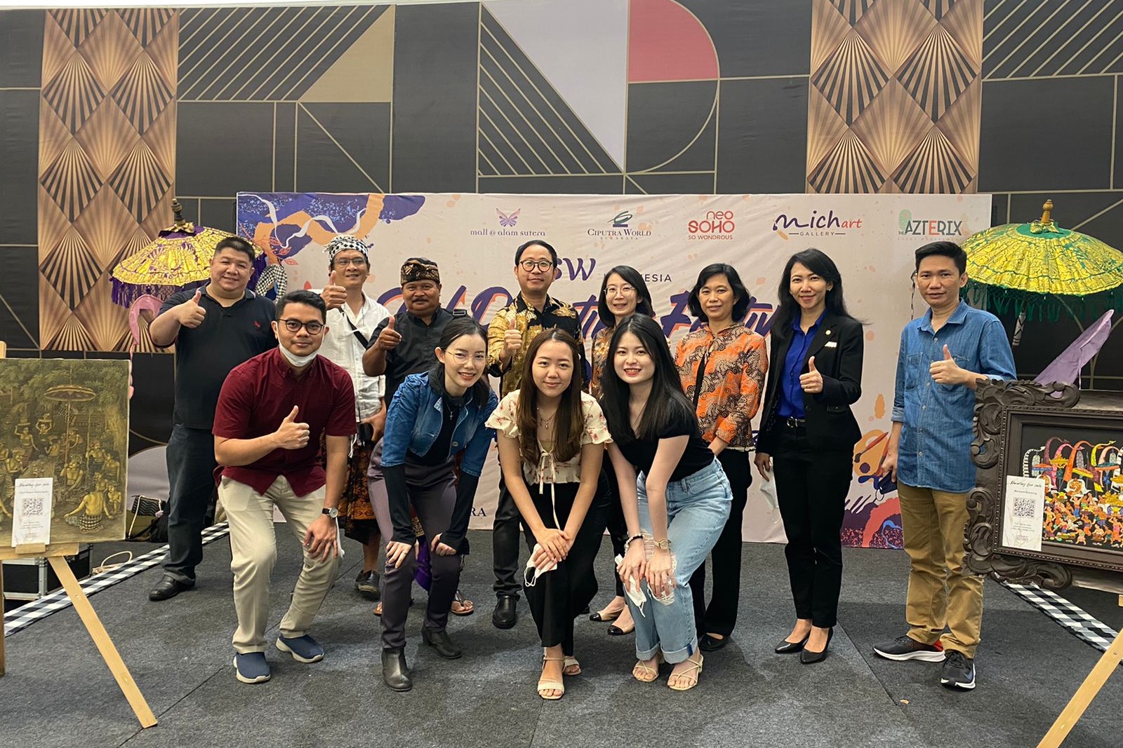 SW Painting Festival 2022 resmi dibuka pada 16 Juli di Ciputra World Mall, Surabaya, Jawa Timur. 