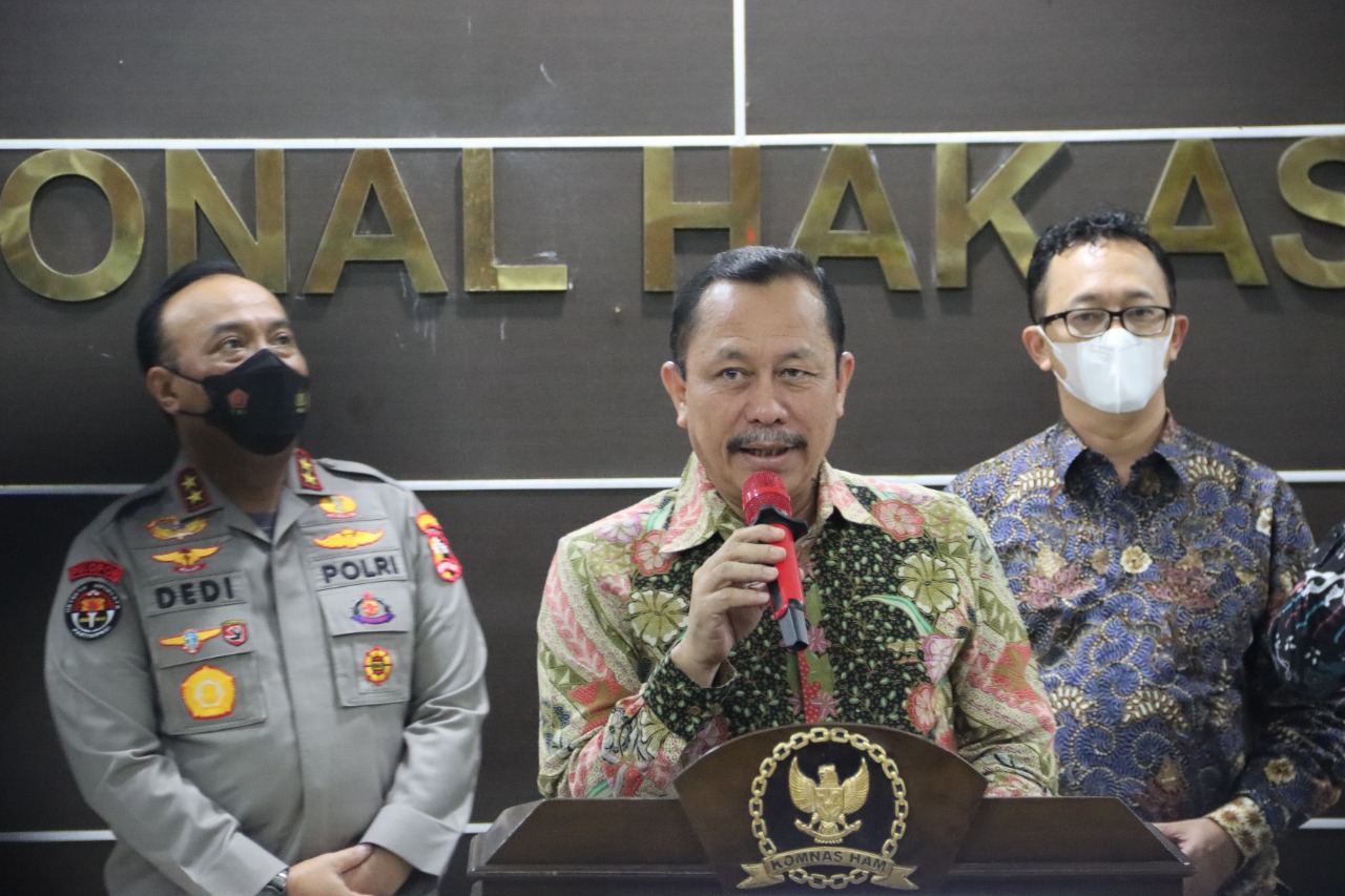  Ketua Komnas HAM Ahmad Taufan Damanik