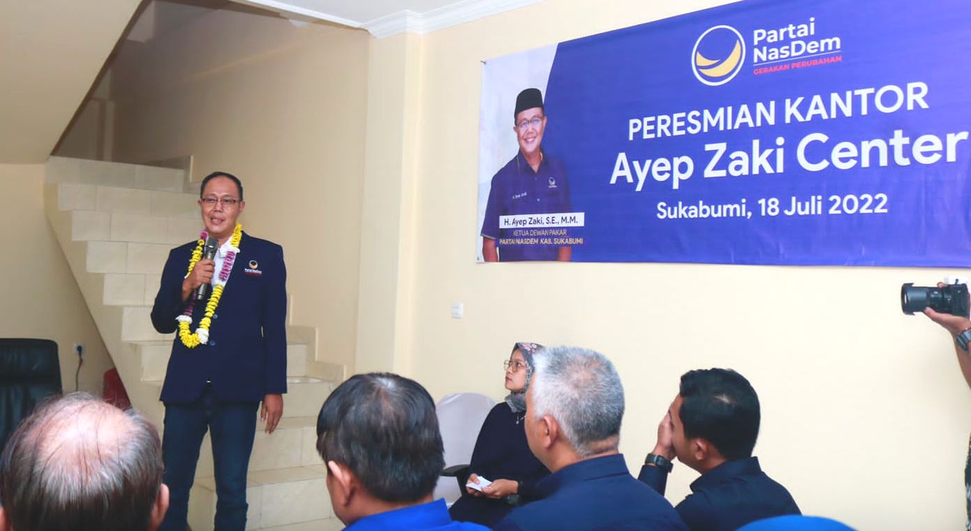Peresmian Posko Ayep Zaki Center