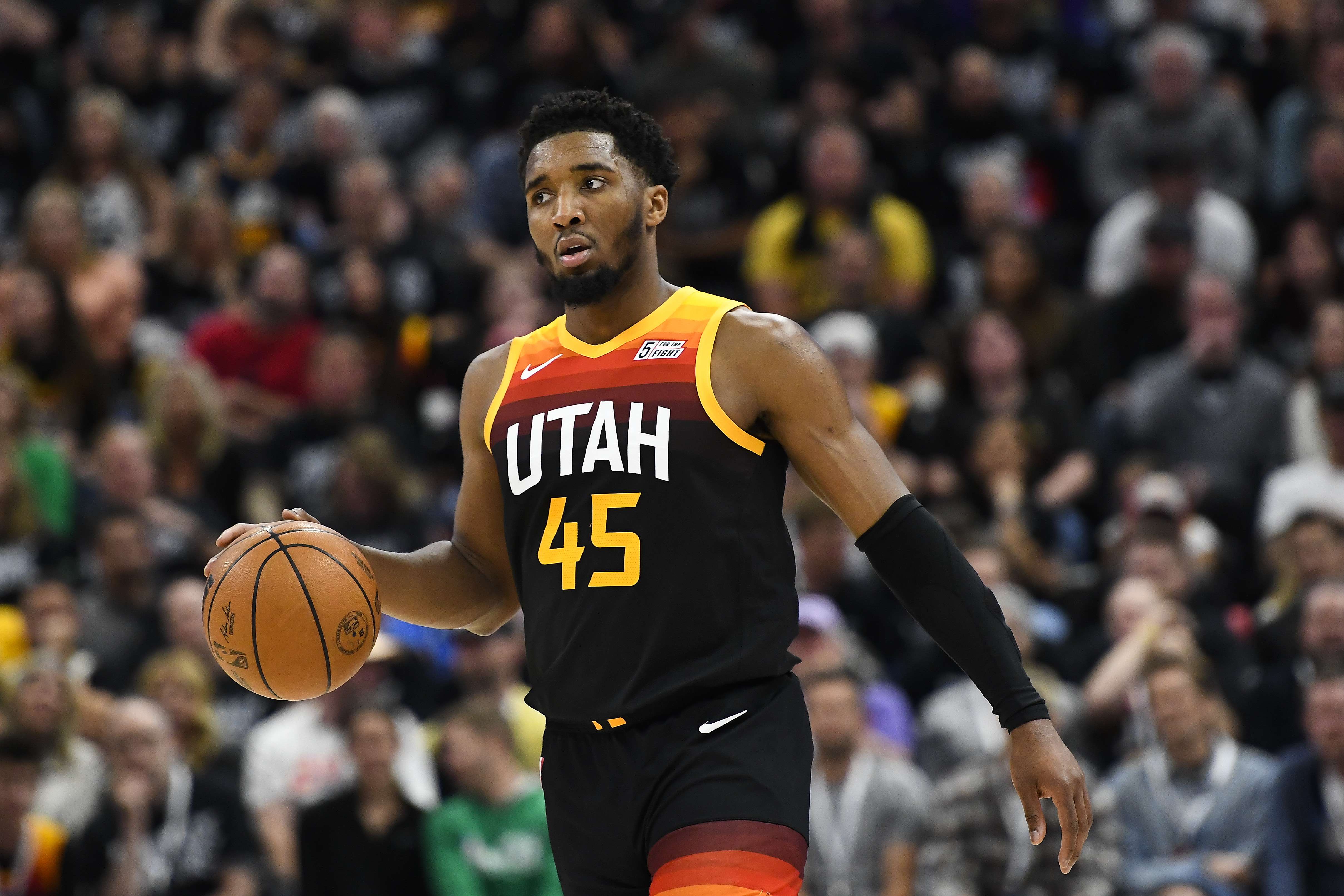 Pebasket Utah Jazz Donovan Mitchell