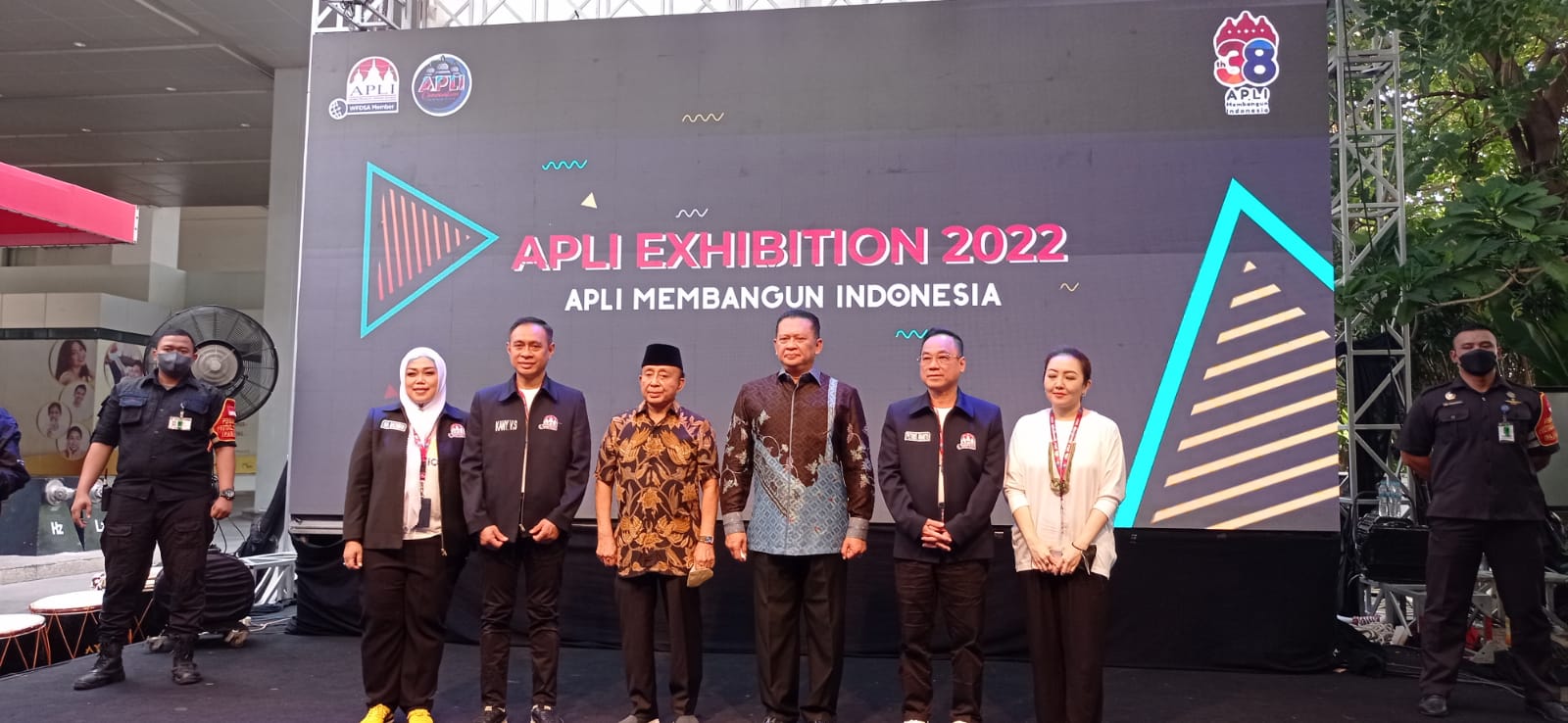 Acara APLI Exhibition 2022, di Outdoor Pasaraya-Seibu Blok M, Jakarta Selatan, Minggu (24/7)