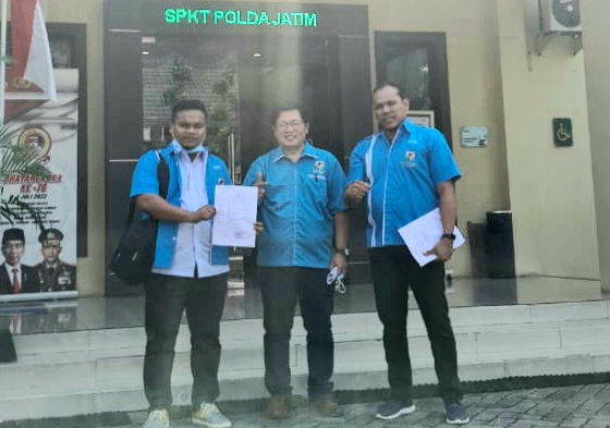 Ketua Umum Dr. Ilyas Indra, mengaku telah melaporkan Haris Pertama ke Polda Jawa Timur atas dugaan ujaran.