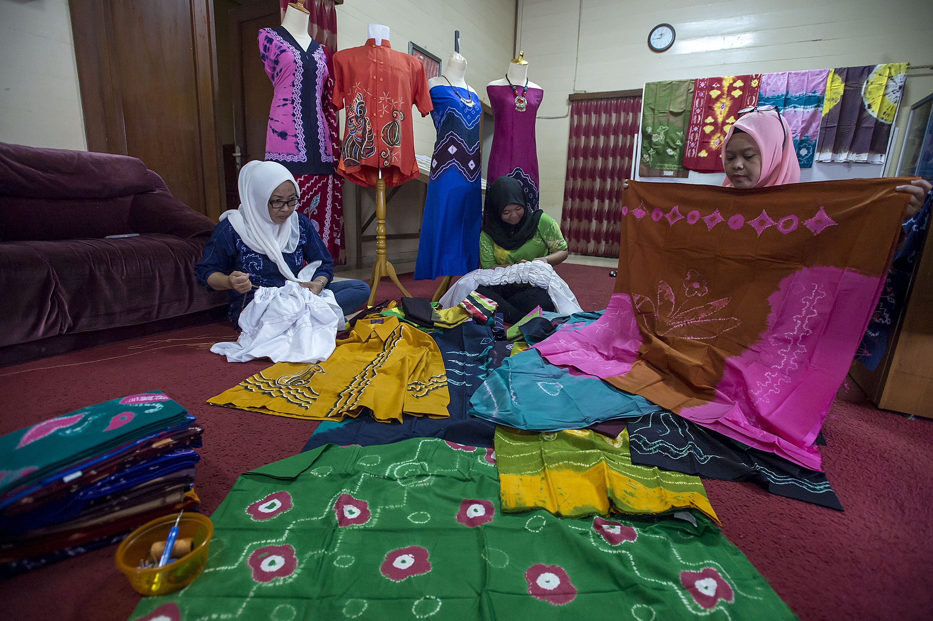 Ilustrasi kain sasirangan