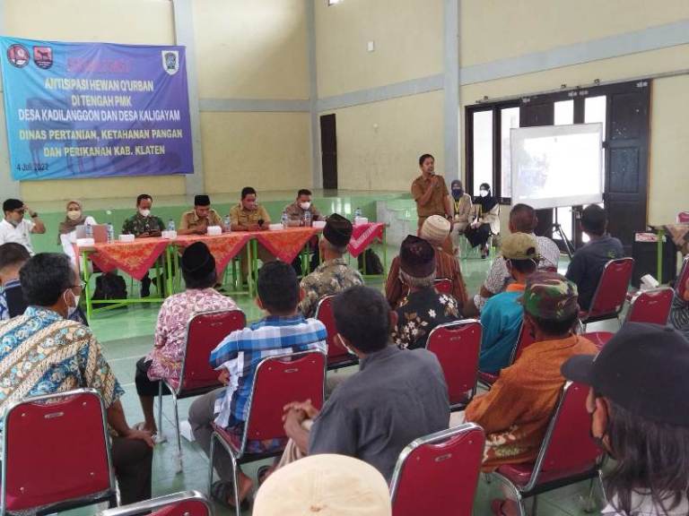 Mahasiswa KKN Universitas Gadjah Mada Sosialisasi Hewan Kurban di Tengah Wabah PMK