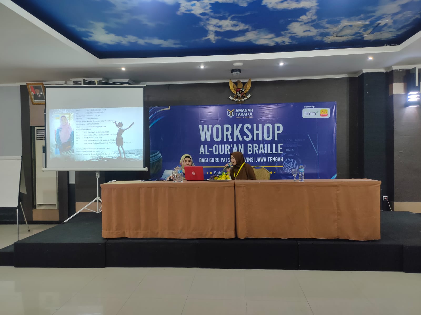 Workshop Alquran Braille yang digelar Amanah Takaful Insani dengan Pemprov Jateng