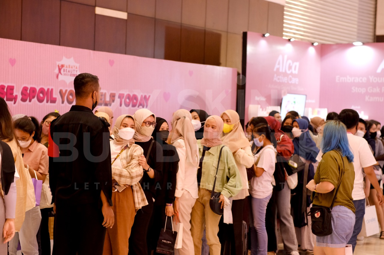 Para pengunjung MSBB di Surabaya X Beauty.