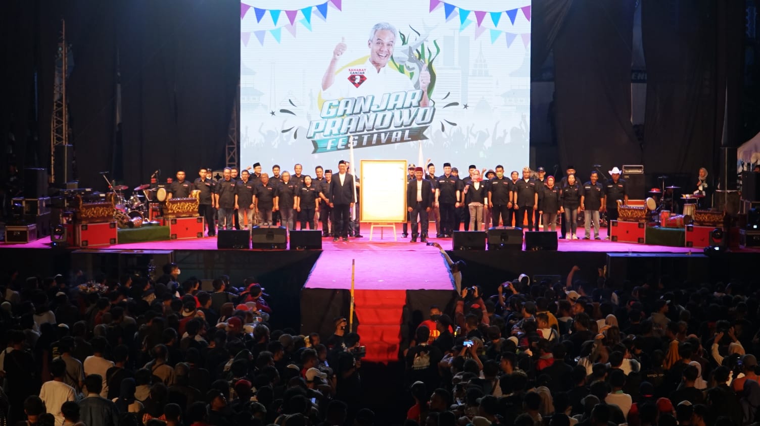 Ganjar Pranowo Festival di Surabaya